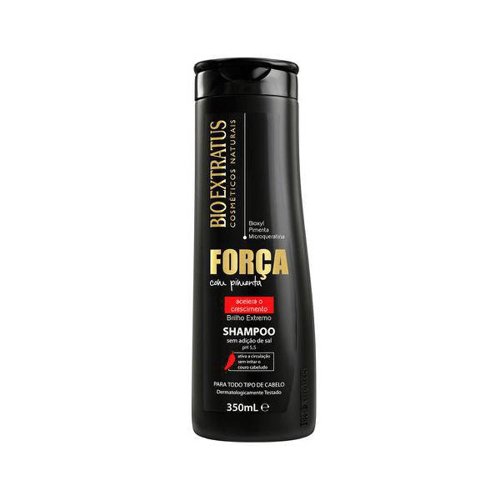 Imagem do produto Shampoo Bio Extratus Cosméticos Naturais Força Com Pimenta Com 350Ml