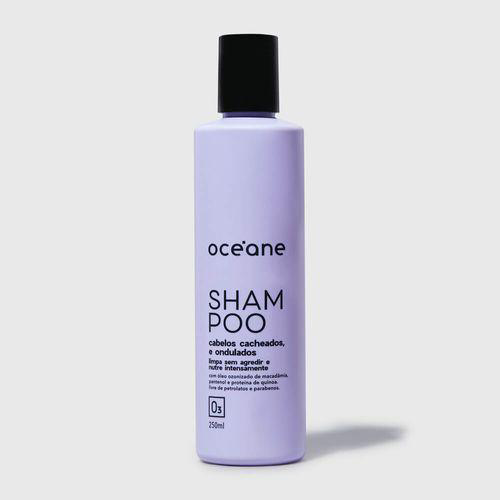 Shampoo Cabelos Cacheados E Ondulados Océane 250Ml