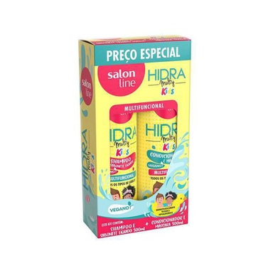 Shampoo + Condicionador Salon Line Hidra Multy Kids 300Ml Cada Preço Especial