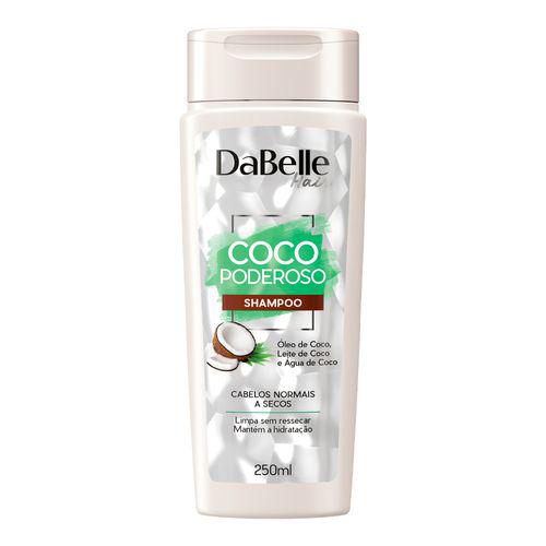 Shampoo Dabelle Coco Poderoso Cabelos Normais A Secos 250Ml