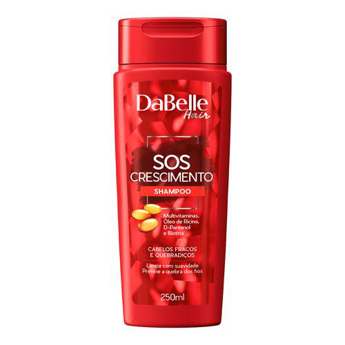 Shampoo Dabelle Sos Crescimento Cabelos Fracos E Quebradiços 250Ml