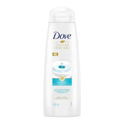 Shampoo Dove Antibacteriano Cuida E Protege 400Ml