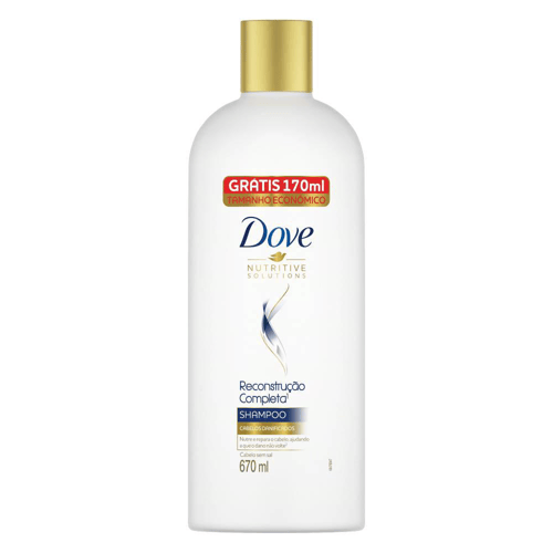 Shampoo Dove Reconstrução Nutritive Completa 670Ml Tamanho Econômico