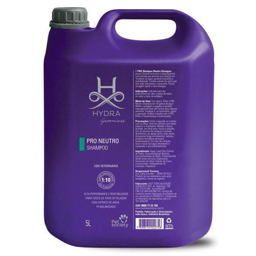 Shampoo Hydra Gromers Pro Neutro 1:10 Pet Society 5L Shampoo Hydra Gromers Pro Neutro 1:10 Pet Society 5L