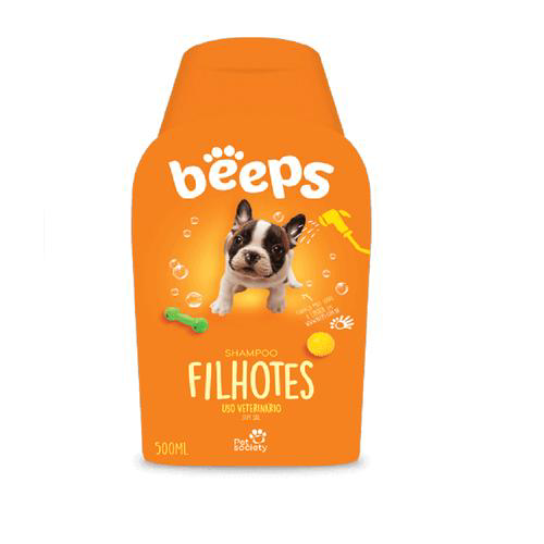 Shampoo Pet Societybeeps Filhotes Cães E Gatos 500Ml