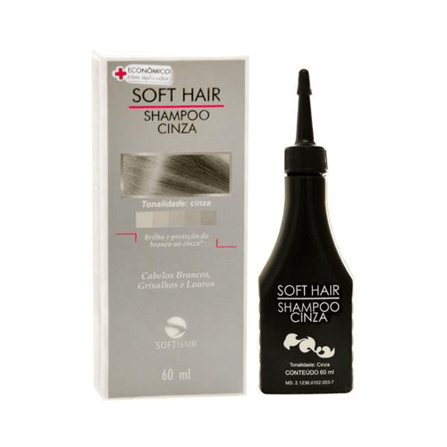 Imagem do produto Shampoo Soft - Hair Cinza 60Ml