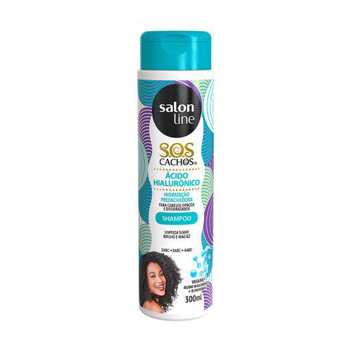 Imagem do produto Shampoo Sos Cachos Ácido Hialurônico 300Ml Salon Line