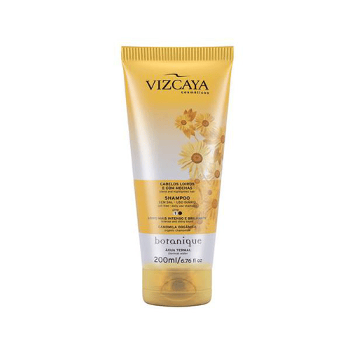 Shampoo Vizcaya Para Cabelos Loiros E Com Mechas De 200Ml