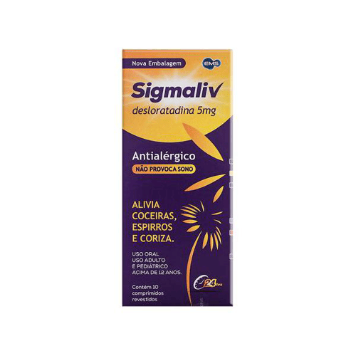 Imagem do produto Sigmaliv - 5Mg 10 Comprimidos