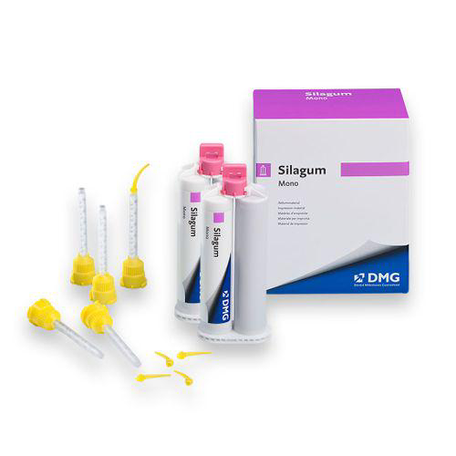 Silagum Mono Am Refil 2 Cartuchos De 50Ml + 12 Pontas Amarela + 12 Intraoral Dmg