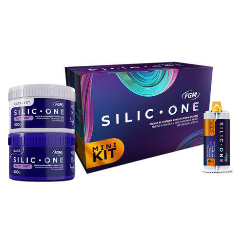 Silicone De Adição Silic One Putty Soft + Light Body Mini Kit Fgm