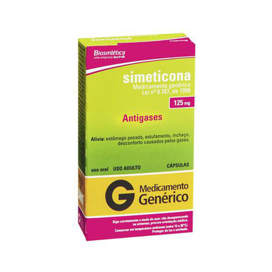 Simeticona - 125 Mg 10 Cápsulas Aché Genérico