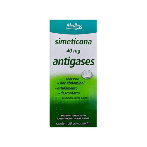 Simeticona 40Mg - 20 Comprimidos Medley Genérico