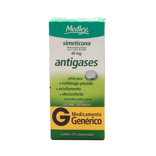 Simeticona - 40Mg 20 Comprimidos Medley Genérico