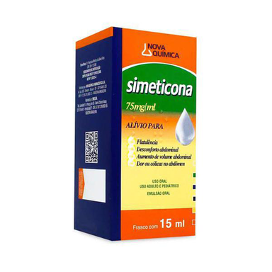 Simeticona Gotas 75Mg Ml 15Ml Nova - Nova Química Genérico