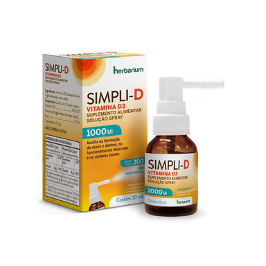 Simplid 1000Ui Herbarium 20Ml Solução Spray