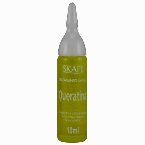 Skafe Tratamento Capilar Queratina Ampola 10Ml