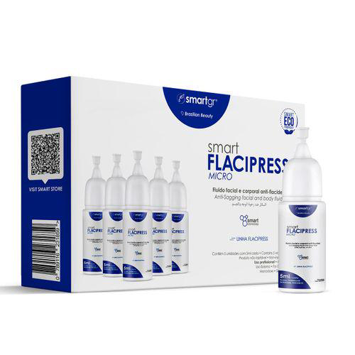 Imagem do produto Smart Flacipress Micro Fluido Antiflacidez 5X5 Ml Smart Flacipress Micro Fluido Facial E Corporal Antiflacidez 5 Monodoses De 5 Ml Smart Gr