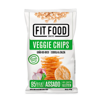 Snack Fit Food Veggie Chips Grão De Bico, Cebola & Salsa 40G