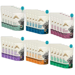 Snacks Cat Sensations + Dental Care + Castrated + Urinary + Hairball + Skin Care Gatos Kit 5 De Cada