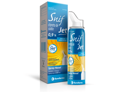 Imagem do produto Snif Jet Cloreto De Sódio 0,9% Spray Nasal 100Ml