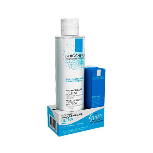 Imagem do produto Solução Micelar La Rocheposay Ultra 200Ml Grátis Gel Effaclar Concentrado 10G