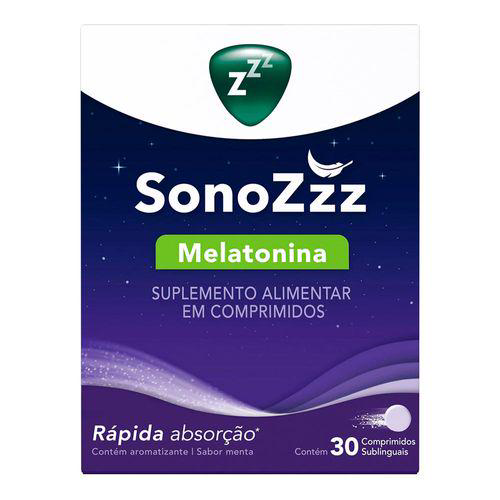 Imagem do produto Sonozzz Melatonina 30 Comprimidos Sublinguais Panvel Farmácias