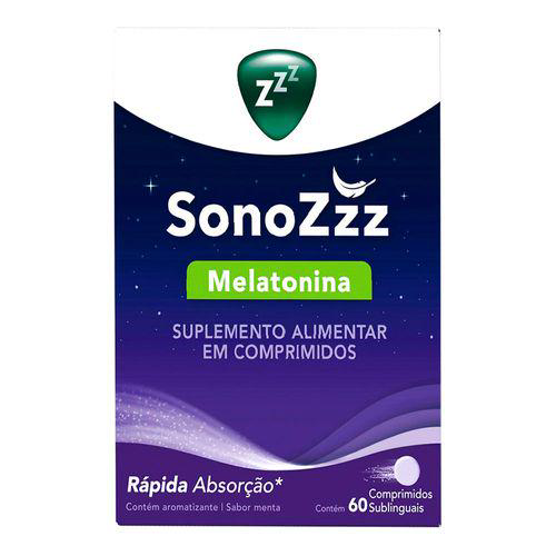 Imagem do produto Sonozzz Melatonina 60 Compriidos Sublinguais Panvel Farmácias