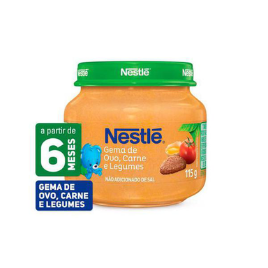 Sopinha - De Gema De Ovos, Carne E Legurmes 115G Nestle Infantil Etapa 2 Nestle Infantil Etapa 2