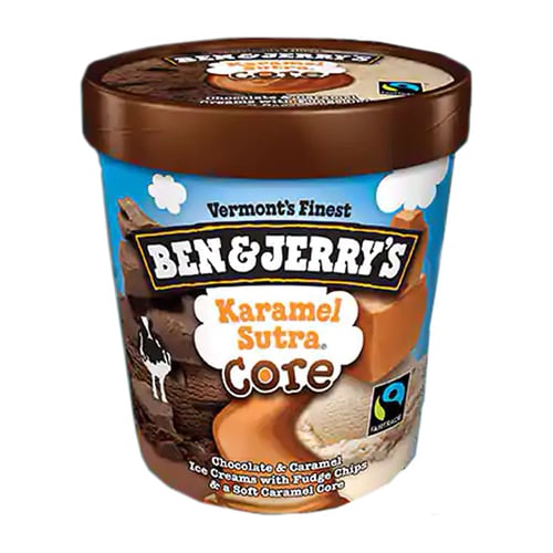 Sorvete Pote Ben & Jerry Doce De Leite Core 458Ml