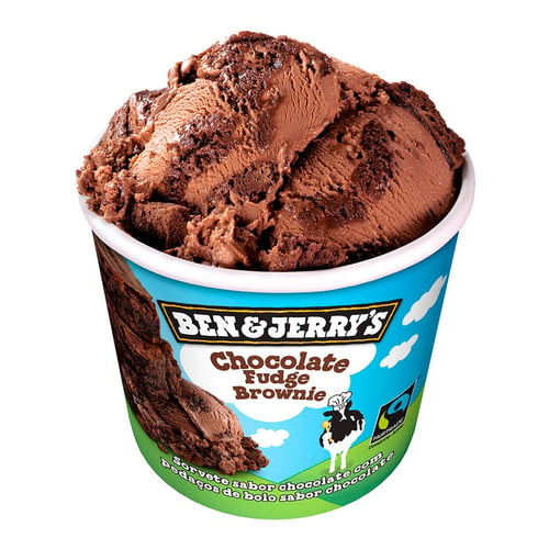 Sorvete Pote Ben & Jerry's Chocolate Fudge Brown 120Ml