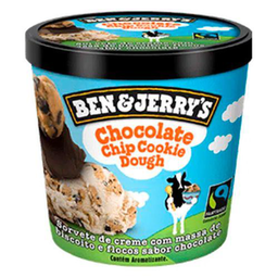 Sorvete Pote Kibon Ben & Jerry's Chocolate Chip Cookie Doug 120Ml