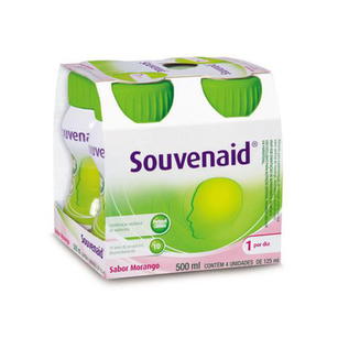 Souvenaid Sabor Morango 125Ml Com 4 Unidades