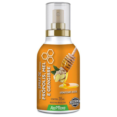 Spray Assi Flora Propolis, Mel E Gengibre 35Ml