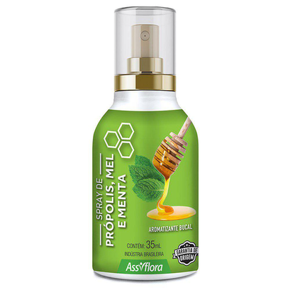 Spray Assi Flora Propolis, Mel E Menta 35Ml