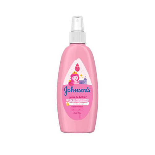 Spray De Cabelo Johnson`S Baby Gotas De Brilho 200Ml