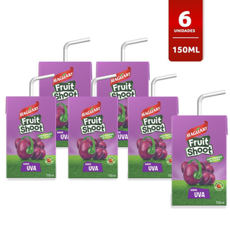 Imagem do produto Suco De Uva Fruit Shoot 150 Ml Pack 6 Unidades Maguary