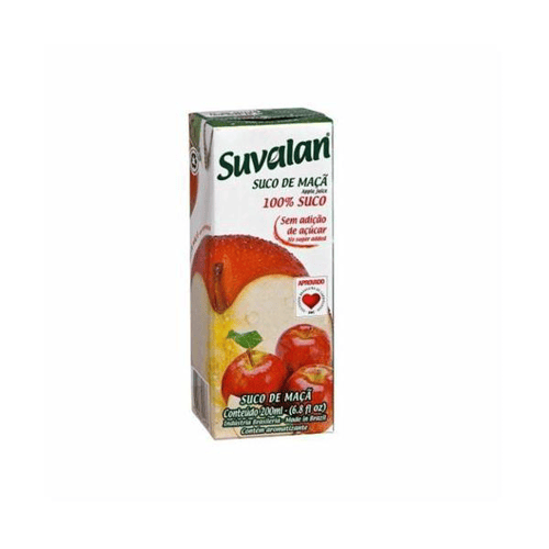 Imagem do produto Suco Suvalan Maçã Sem Adição De Açúcar 200Ml