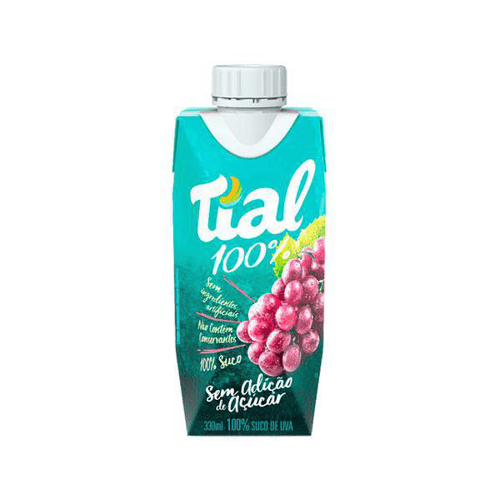 Suco Tial 100% Uva Sem Adição De Açúcar 330Ml