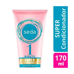 Imagem do produto Super Condicionador Seda 1 Minuto Hidratação Máxima Com 170Ml