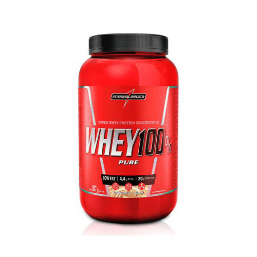 Imagem do produto Super Whey 100% Pure 907G Sabor Cookies & Cream Integralmedica