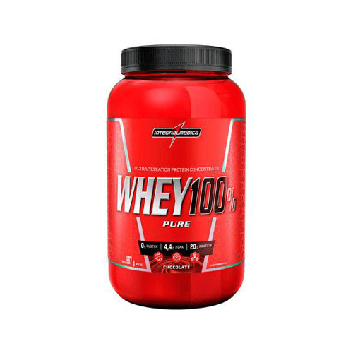 Imagem do produto Super Whey 100% Pure Integralmedica Chocolate 907G