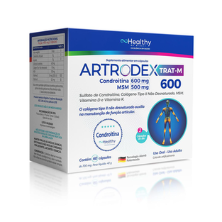 Suplemento Alimentar Artrodex Tratm600 Com 60 Cápsulas Healthy Do Brasil