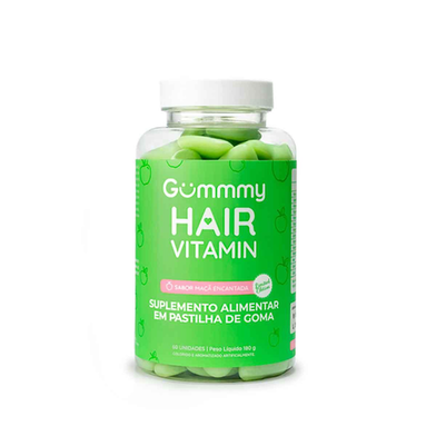 Suplemento Alimentar Gummy Hair Maçã Encantada 60 Pastilhas De Goma