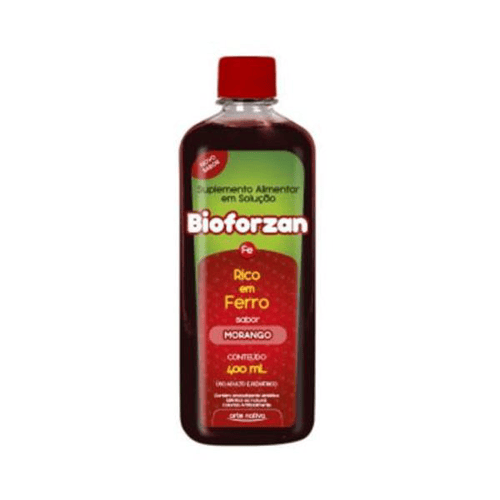 Suplemento Bioforzan Arte Nativa Morango C/ 400Ml