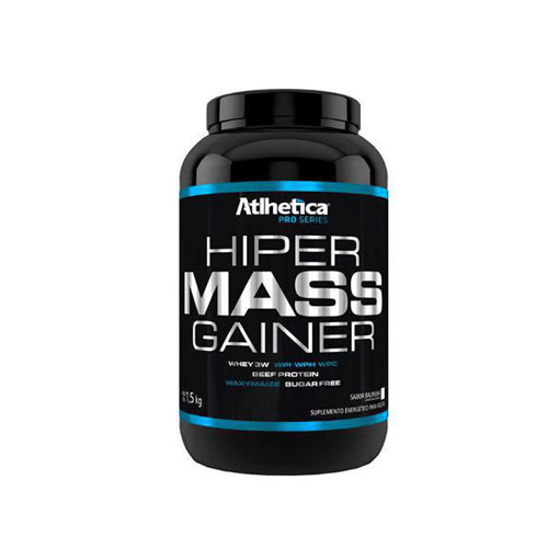 Imagem do produto Suplemento Energético Hiper Mass Gainer Atlhetica Nutrition W/Creatine Sabor Baunilha Com 1,5Kg