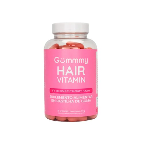 Suplemento Gummmy Hair Tuttifrutti Com 60 Gomas