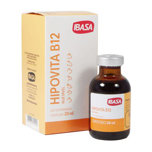 Suplemento Hipovita B12 Injetável Ibasa 20Ml