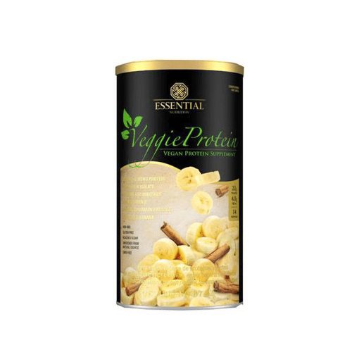 Suplemento Veggie Protein Essential Nutrition Banana Com Canela 450G