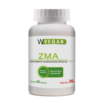 Suplemento Vitamínico Zma Wvegan 100 Cápsulas De 500Mg